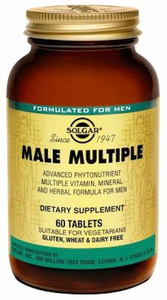 Solgar Male Multiple, Advanced Phytonutrient, 180 Tablets